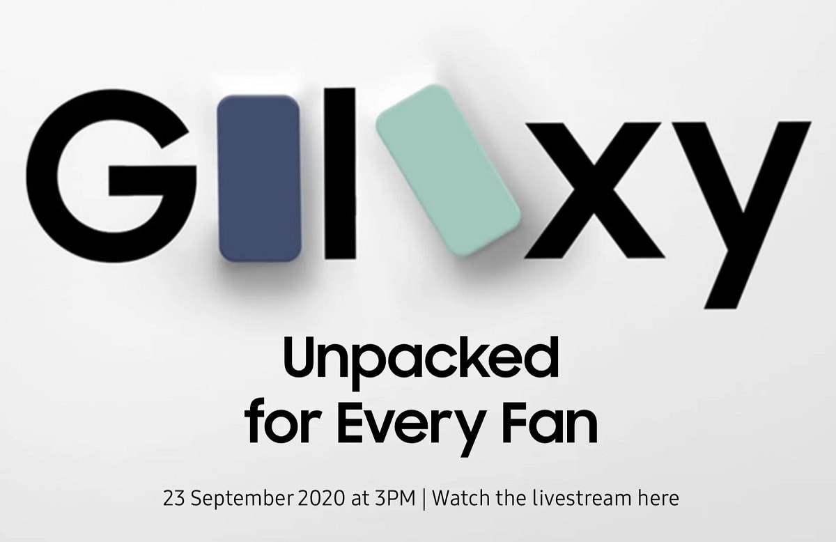 El Samsung Galaxy S20 FE tendrán su propia Unpacked para presentarse