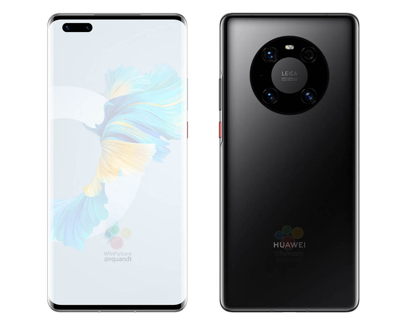Renders filtrados muestran el diseño del Huawei Mate 40 Pro en detalle