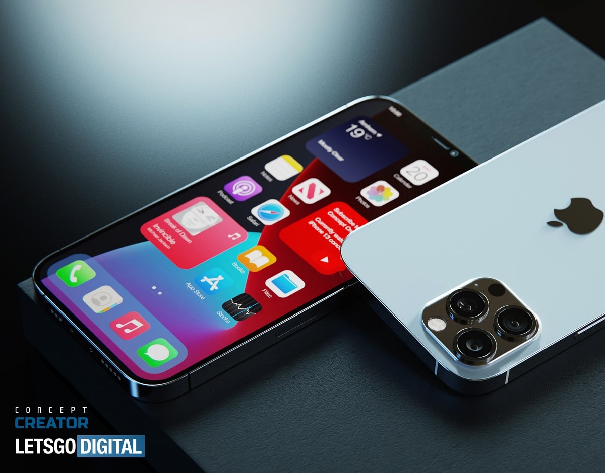 Así se vería el iPhone 12S Pro con lector de huellas intra-display y sin puerto de carga