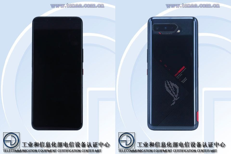 ASUS ROG Phone 5 aparece en TENAA revelando sus más importantes características