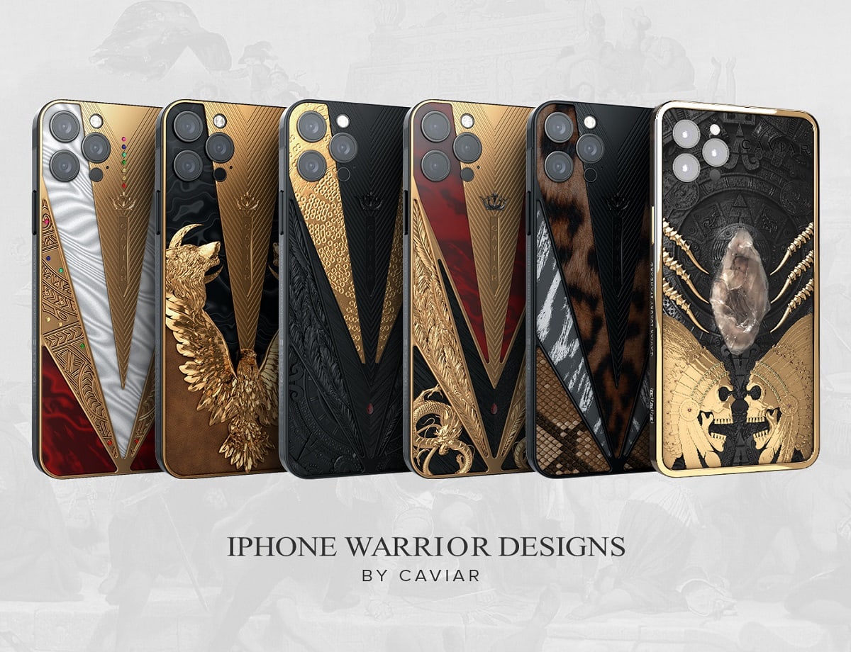 Nueva Warrior Collection de los iPhone 12 Pro y iPhone 12 Pro Max diseñados por Caviar