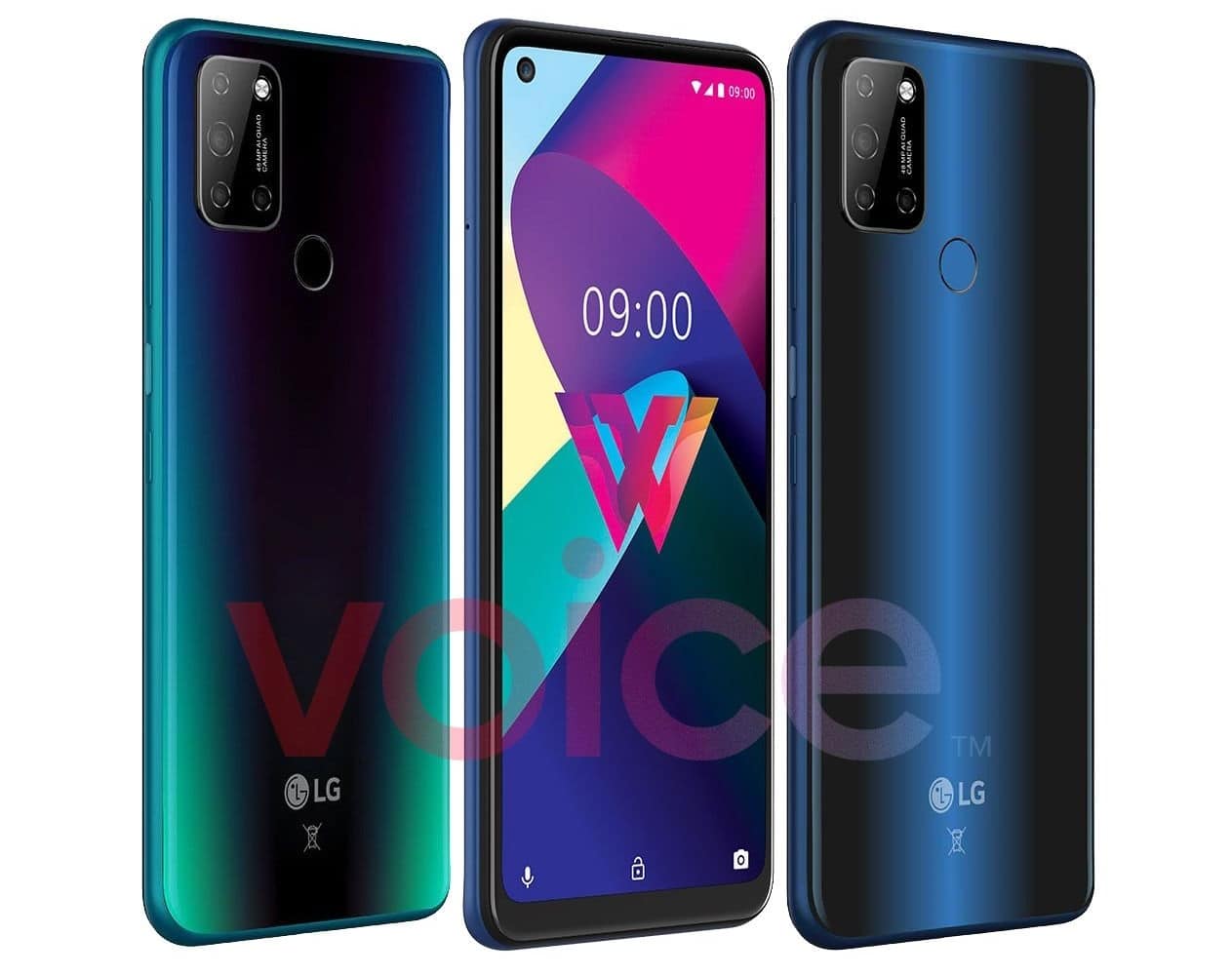 Este sería el diseño del LG W41 para Evan Blass