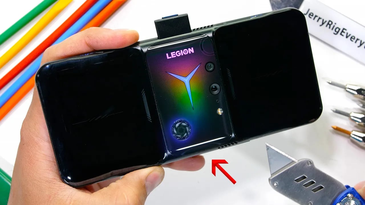 El Lenovo Legion Phone Duel 2 es increíblemente frágil
