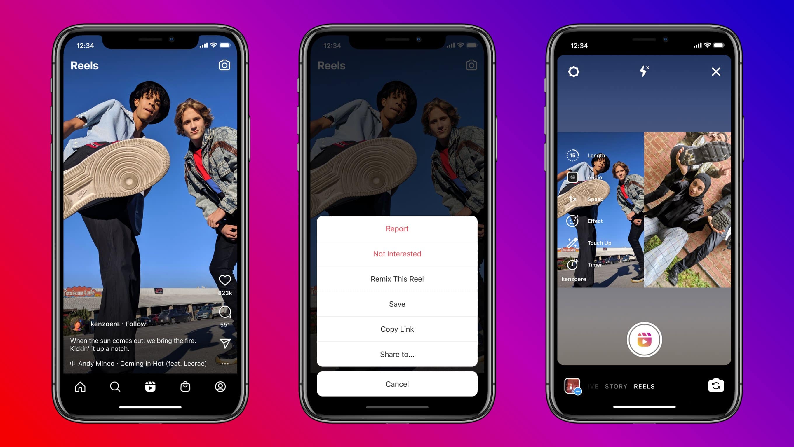 Instagram suma Remix para Reels para competir con Duets de TikTok