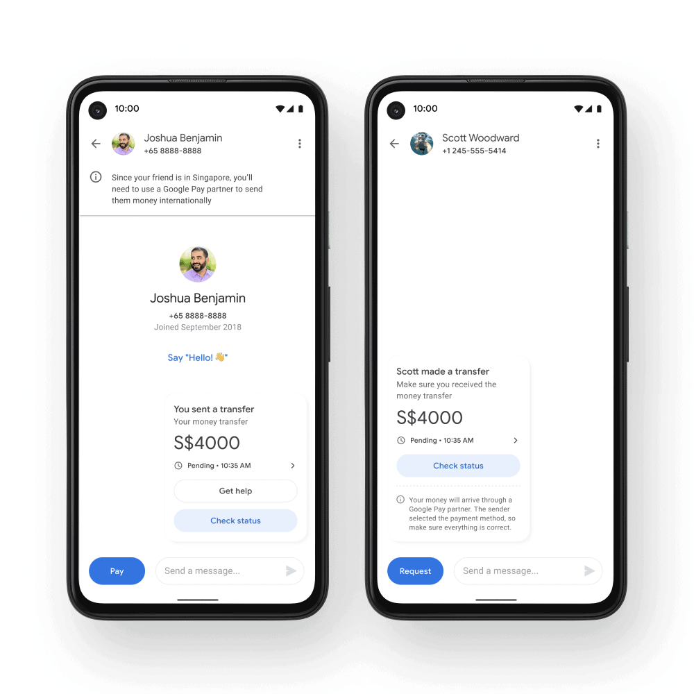 Google Pay habilita las transferencias internacionales de dinero