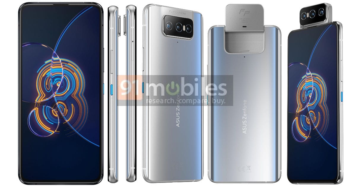 Asus Zenfone 8 Flip se filtra mostrando su cámara rotativa