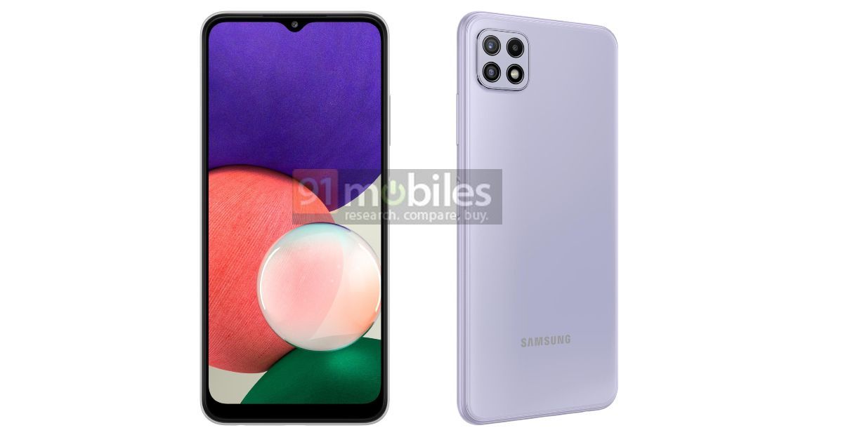 Samsung Galaxy A22 se filtra en renders y características