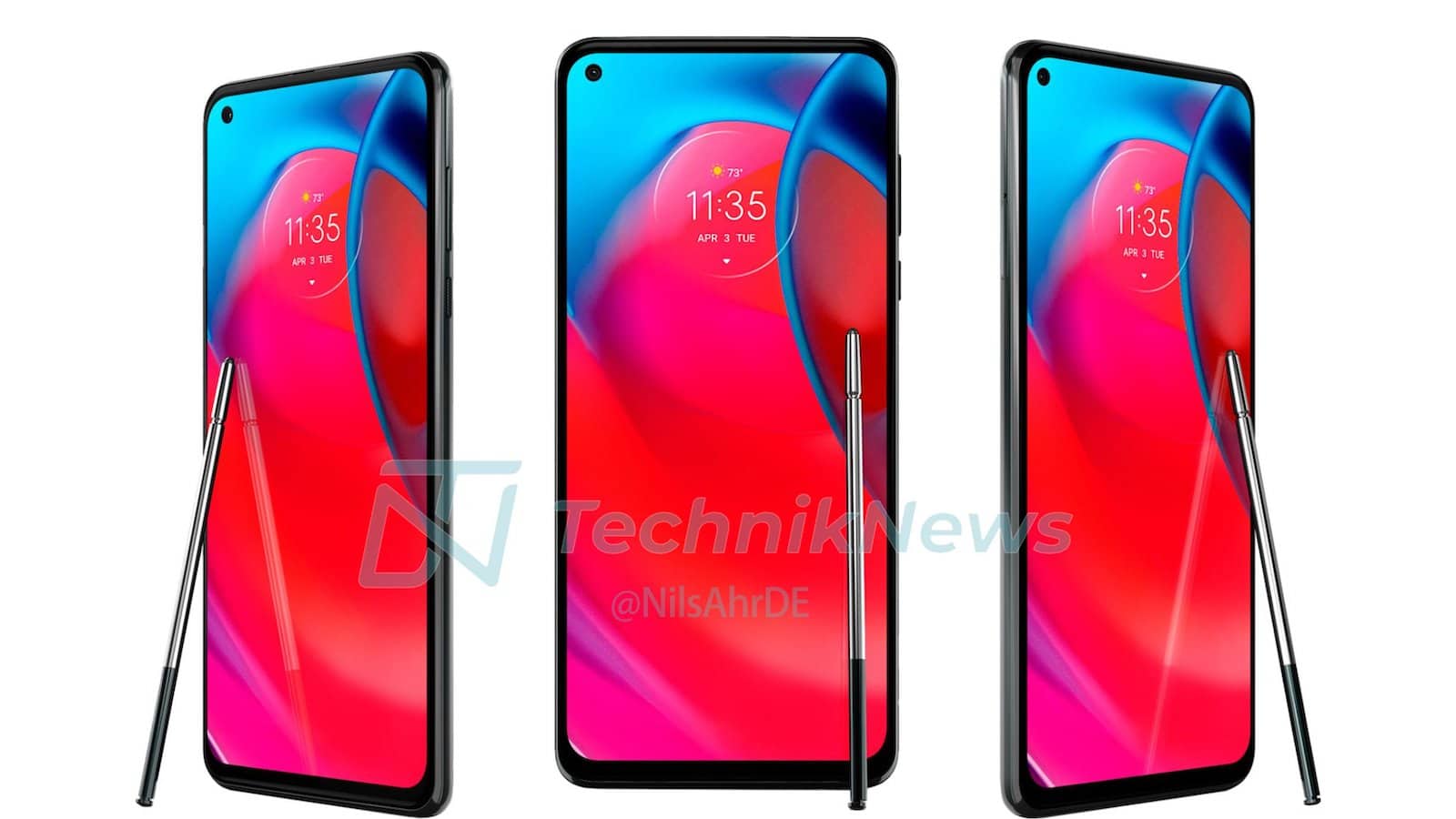 Motorola Moto G Stylus 5G se filtra en fotos de prensa