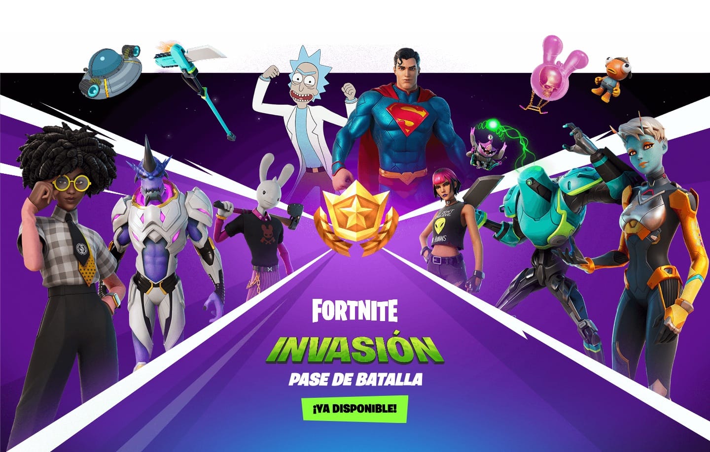 Llega la temporada 7 de Fortnite con aliens, Superman y más