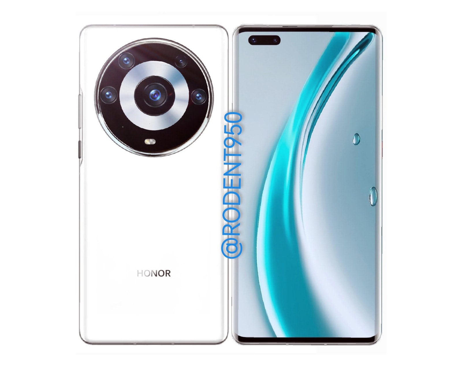 Honor Magic 3 se filtra mostrando un arreglo de cinco cámaras