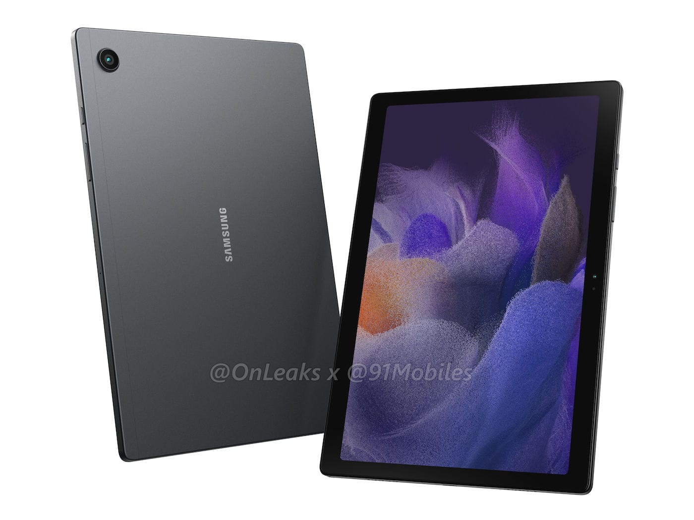 Samsung Galaxy Tab A8 se filtra en renders mostrando su diseño