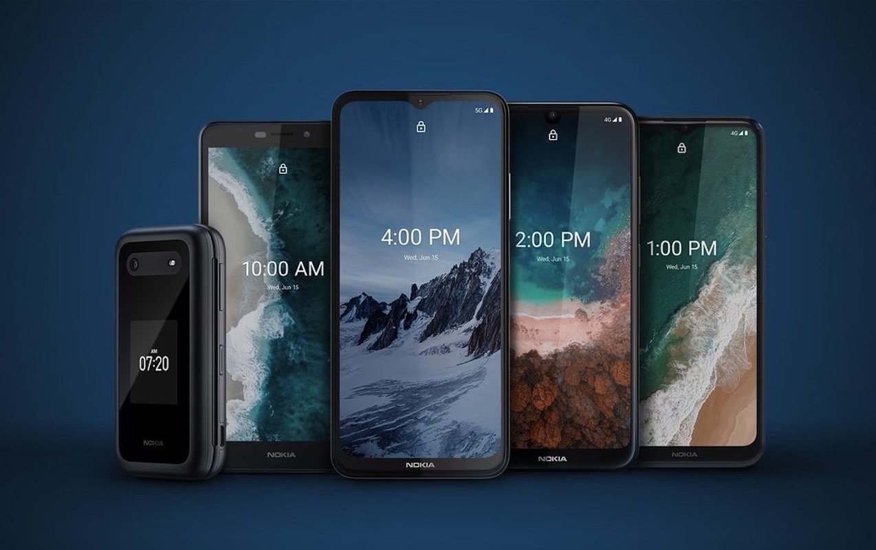 Nokia lanza cuatro smartphones Android 12 en CES 2022