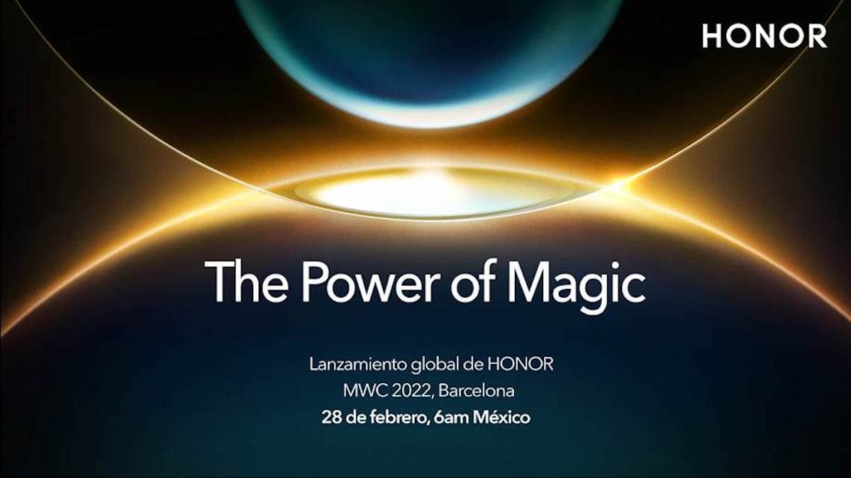Honor confirma evento en MWC 2022 para el 28 de febrero