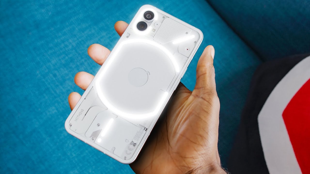 Video del Nothing Phone (1) muestra como funcionan las luces traseras