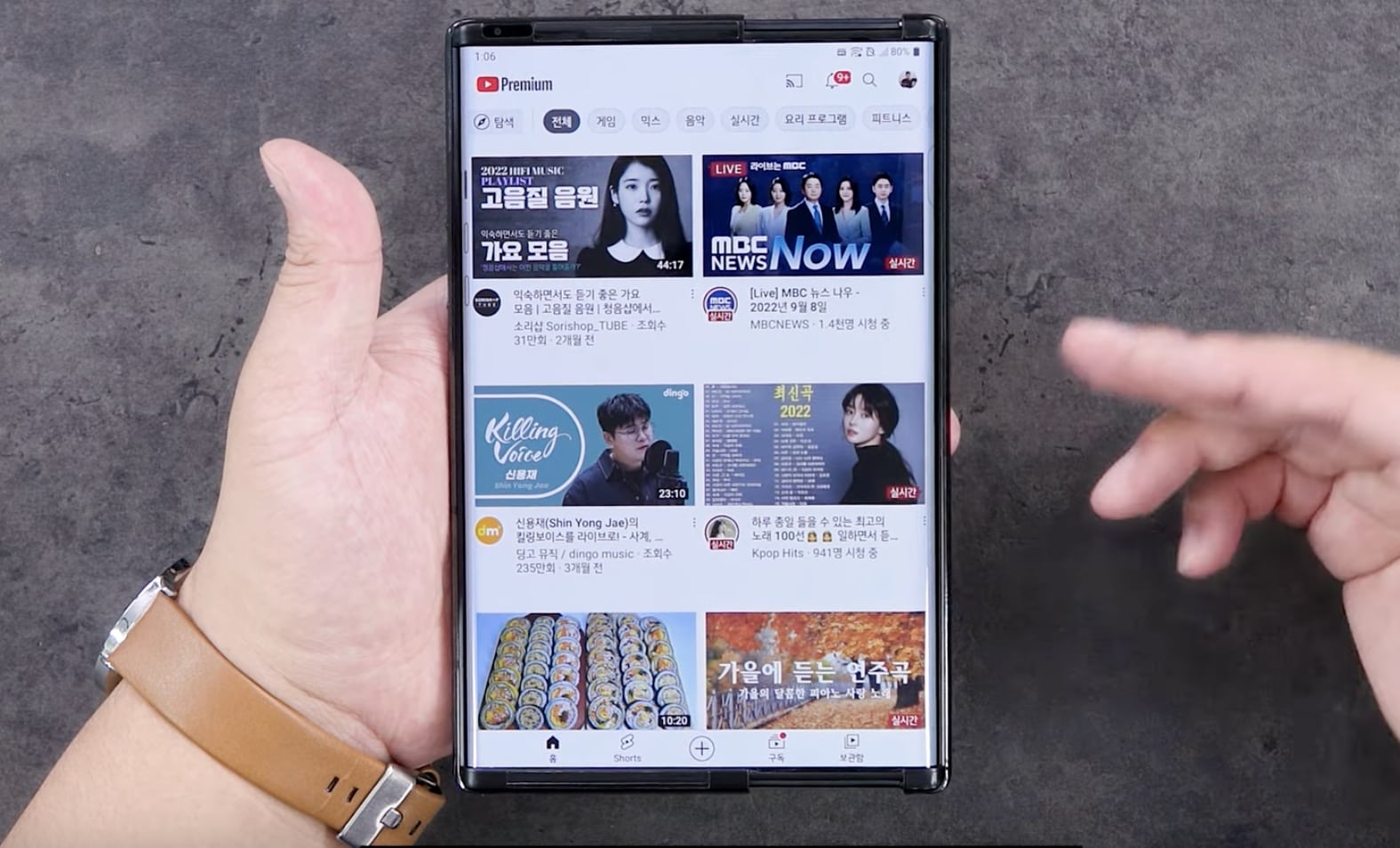 El conceptual LG Rollable aparece en una review en video