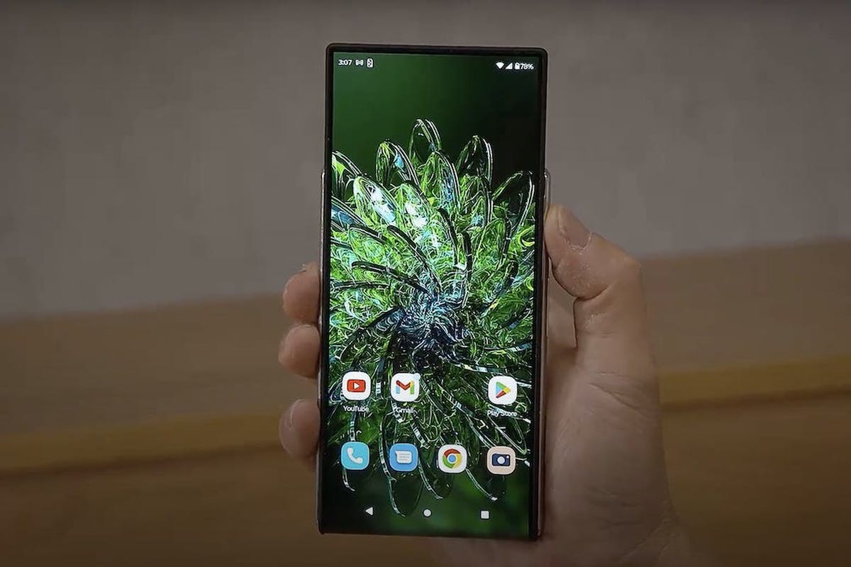 Motorola muestra un smartphone enrollable conceptual