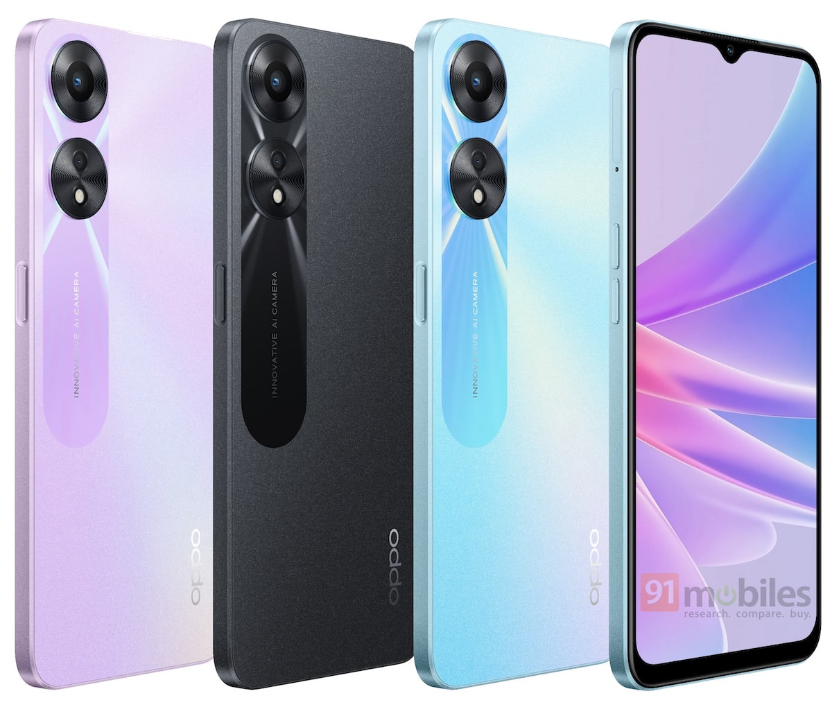 Oppo A58 aparece en fotos con sus características filtradas