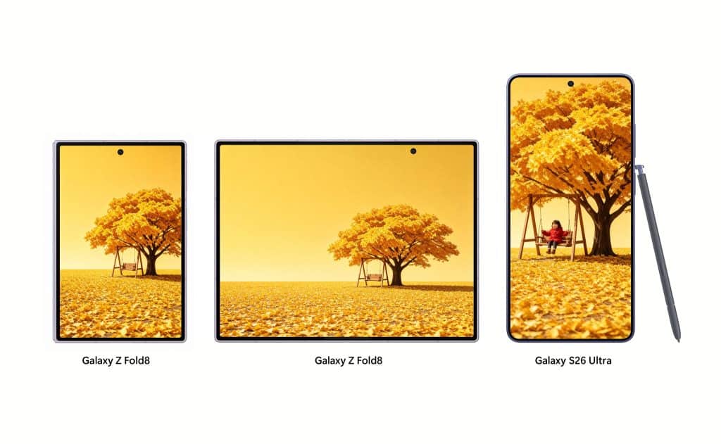 Comparativa pantallas Galaxy Z