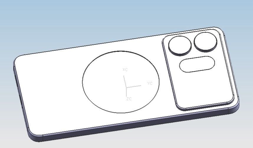 Render CAD Galaxy S27 Ultra